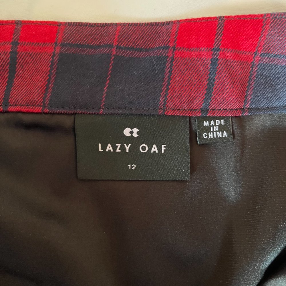 Lazy Oaf Plaid Mini Skirt - Picture 5 of 5